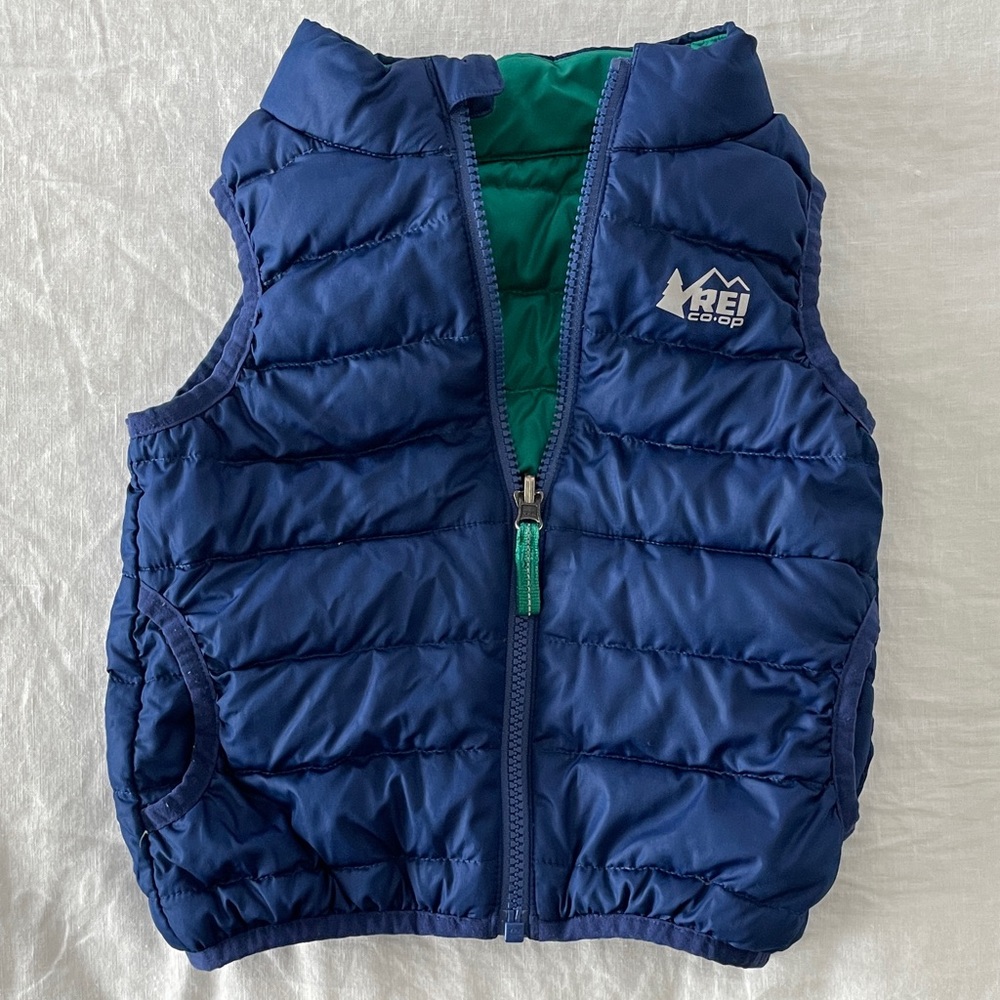 REI Kids Down Reversible Vest
